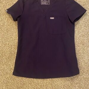 Women's Purple Jam FIGS Scrub Set